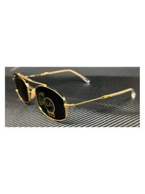 New Undisclosed Men Gold Sunglasses 54-20-145